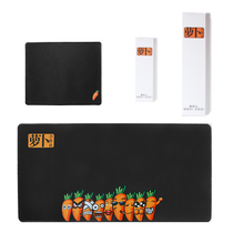 (Radish Cooperative) original design radish expression custom thickened computer desk mouse pad