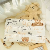 Хлопковая подушка, дышащая мультяшная милая наволочка для школьников для детского сада, с защитой шеи