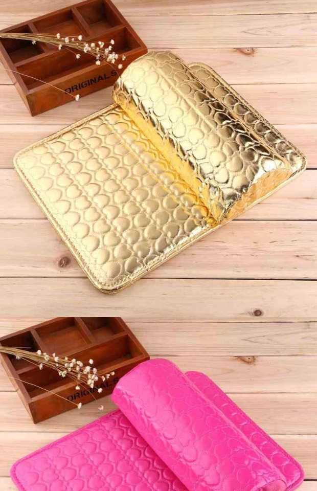 Nail tay gối pad tay tình yêu đầy đủ gối mềm da bán tròn có thể tháo rời và có thể giặt cửa hàng dụng cụ làm móng thường sử dụng - Công cụ Nail máy làm móng