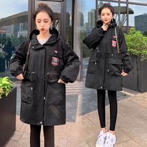 New products with long style wind clothes 2021 new womens fashion Han version 200 catty can be worn with loose display slim casual jacket