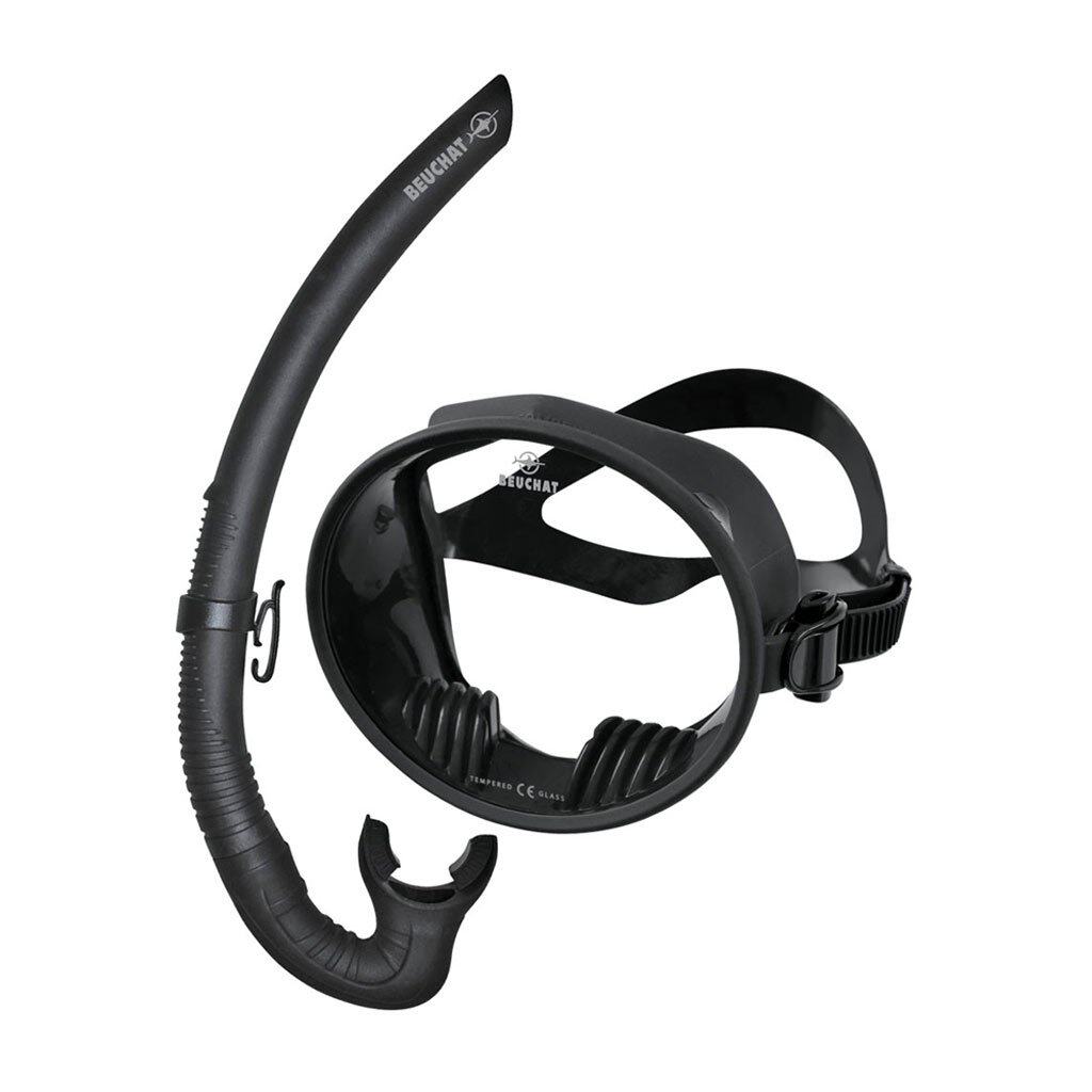 Beuchat Super snorkeling mask leisure retro diving mask free diving integrated snorkeling mask