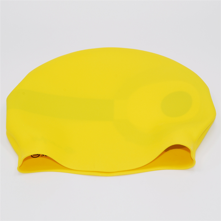 Phẫu thuật Little Yellow Man Mũ bơi thoải mái Mũ bơi xanh Phim hoạt hình Mũ bơi silicone Không thấm nước Phổ mới 	mũ bơi nhật