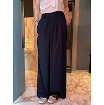 vcruan Axige hanging V-waist trousers womens 2022 summer new waist all-match pants