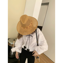 Ashigo vcruan handmade series White shirt Women summer and autumn 2021 New loose lace-up love decorative top