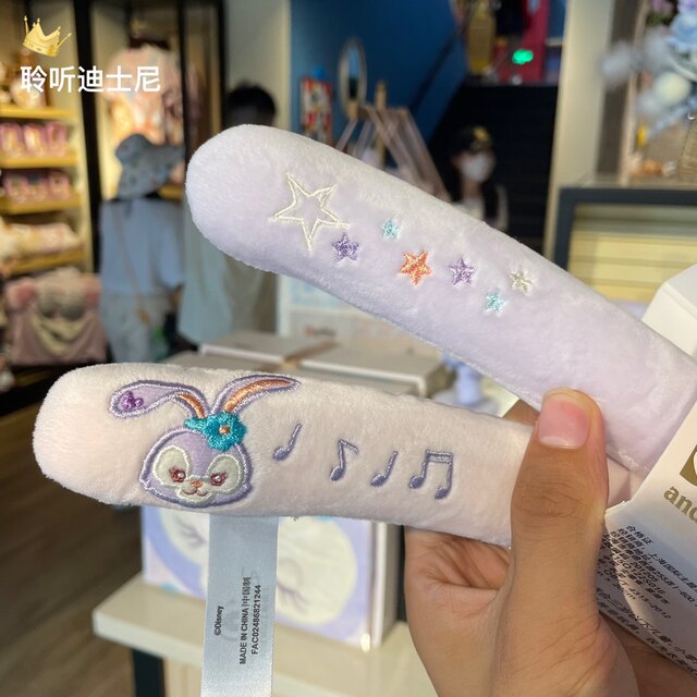 Shanghai Disney Domestic Purchasing Star StellaLou Rabbit Cartoon Cute Plush Cool Clothes Hanger Gift