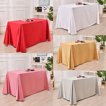 Custom table cloth rectangular cloth art pure color Taib meeting room sign to table cover exhibition advertising office table cover