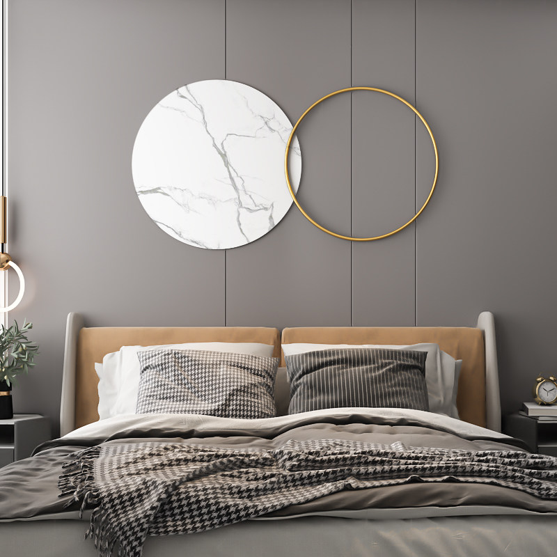 Modern light luxury wall wall decoration wall hanging living room entrance sofa background dining room wall decoration pendant bedroom bedside decoration