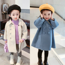 British Next Adela girls winter woolen coat jacket 2024 new autumn quilted thickened casual top