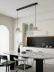 Bauhaus restaurant chandelier flying saucer lamp internet celebrity PH5 high-looking displaceable dining table lamp one-word long bar table lamp