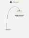 Bauhaus floor lamp fishing lamp living room sofa side decorative lamp vertical table lamp 2026 new creative flying saucer lamp