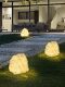 Landscape Courtyard Lamp, Outdoor Garden Lawn Lamp, Creative and Personalized Outdoor Imitation Stone Resin Lamp, Waterproof Floor-Standing Atmosphere Lamp