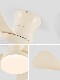 Second-Hand Cream-Style Bedroom Fan Light 2026 New Model Silent Integrated Eye-Protection Variable Frequency Fan Light Restaurant Ceiling Light