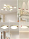 Full Spectrum Restaurant Chandelier, Eye Protection, High-End Mickey Dining Table Lamp, Creative and Personalized French Cream Style Bar Table Lamp