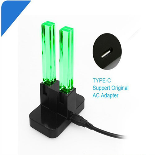 Switch small handle colorful four-charge Switch charger Switch light pillar four-seat charging spot