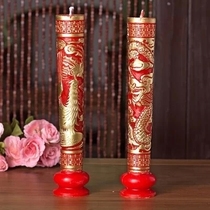 Wedding wedding room decoration supplies Chinese wedding bridal chamber Flower Candle Dragon Phoenix candle happy word candle