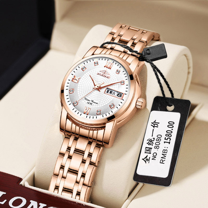 2020 new Swiss fully automatic watches female minimalist Temperament Lady Watches Waterproof Fashion Student Quartz Night Light