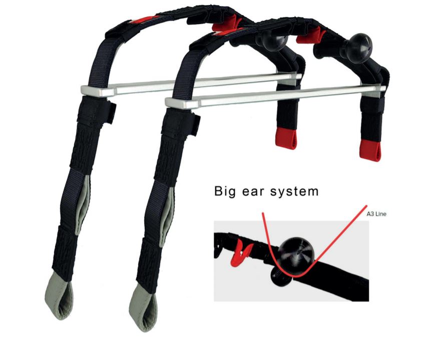 FLY] Jane GIN tandem paragliding belt (shoulder pole) with big ear system