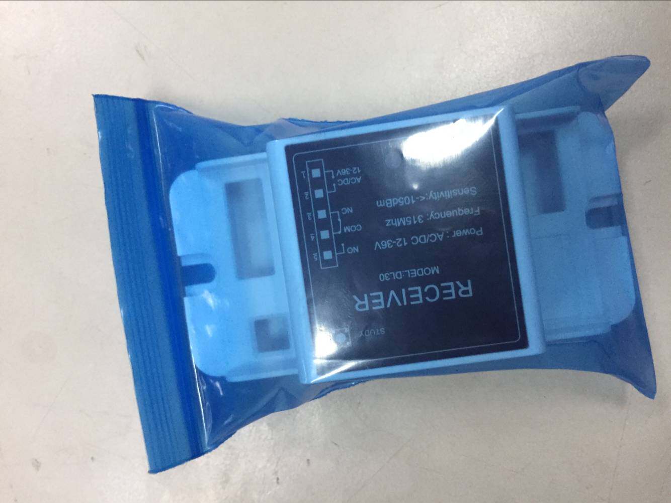 No. 10 blue anti-static ziplock bag 24X34CM thickened ziplock bag single 7 wire blue bone bag spot