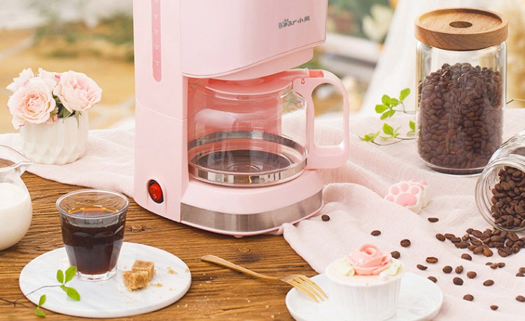 Gấu / gấu KFJ-A07V1 Máy pha cà phê Mỹ nhà nhỏ tự động một máy pha trà - Máy pha cà phê máy pha cà phê dưới 10 triệu
