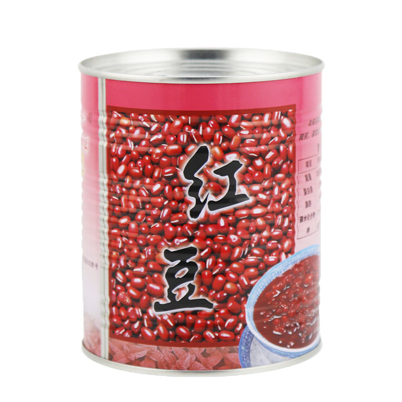 Famous Loyalty Red Bean Cans 3 2kg Ready-to-eat Sugar Water Big Canned Sweet Milk Tea Shop Exclusive Raw Material Whole Boxes 6 Cans