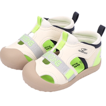 Dr Kong Jiang Dr. Kong Jiang Magic Sticker Soft Bottom Child Shoes Step Shoes Breathable 2024 Summer New Baby Sandals