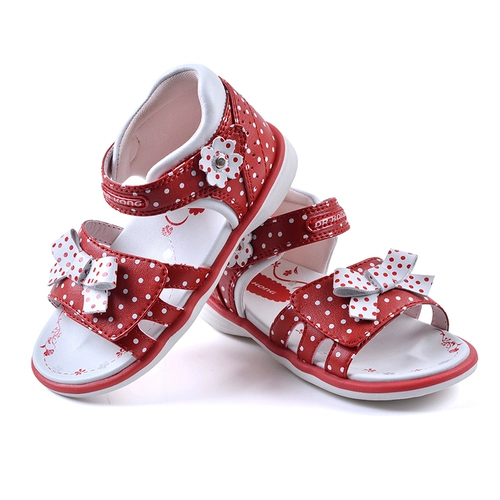Сандалии, детские красные туфли