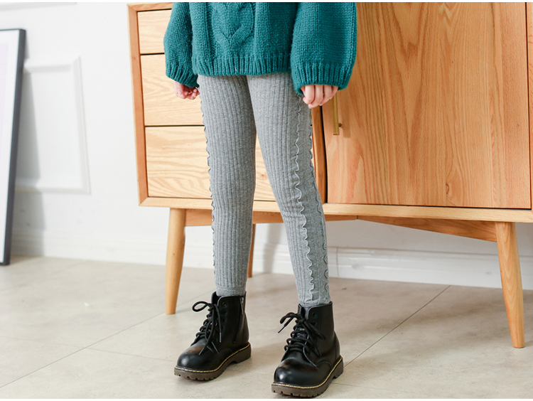 Quần nhung cộng mùa thu mới cho bé gái mùa đông quần legging dày trẻ em mùa đông mặc quần dài quần ấm quần áo trẻ em cao cấp