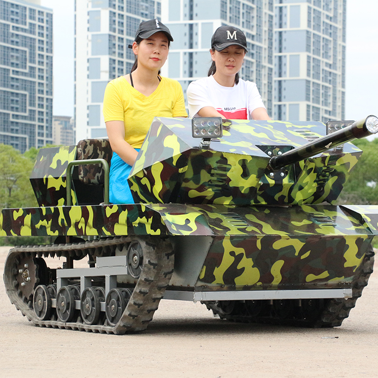 200CC crawler tank ATV snow wheel children's electric tank off-road field tourist rental go-kart