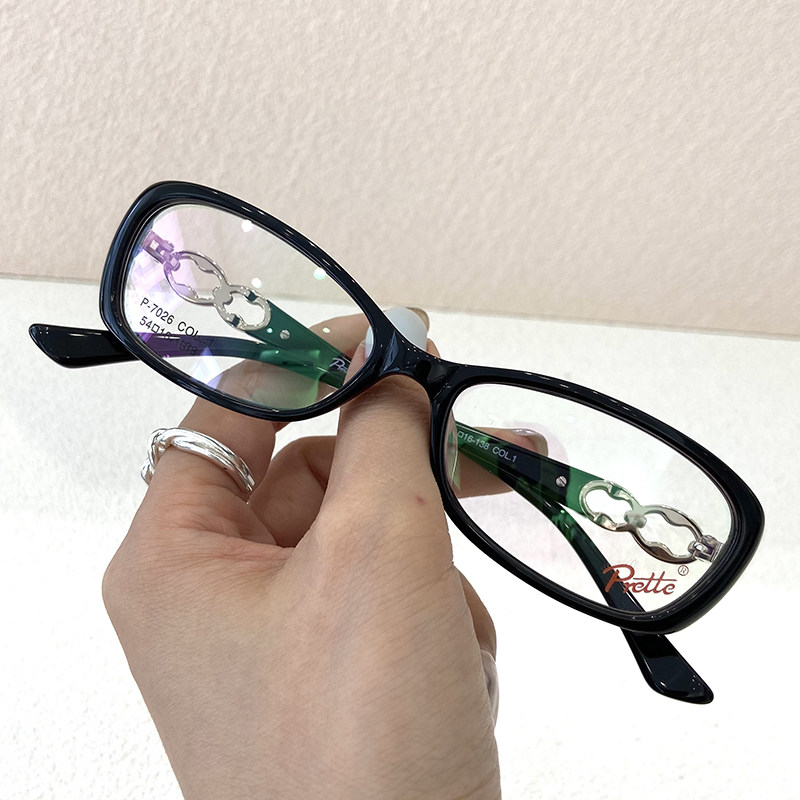 Export orders foreign trade high-end ultra-light plate myopia small frame women's glasses frame sav's seasonal hard goods