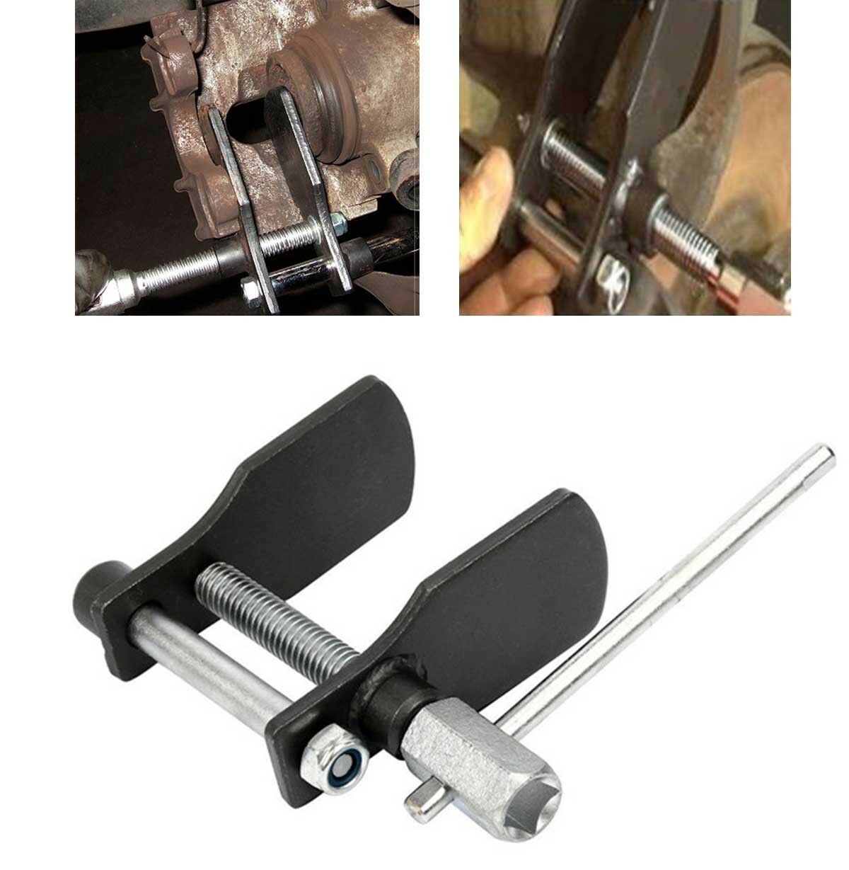 Butterfly brake pad disassembly and replacement special tool brake pad sub-pump group return adjuster auto maintenance auto repair tool