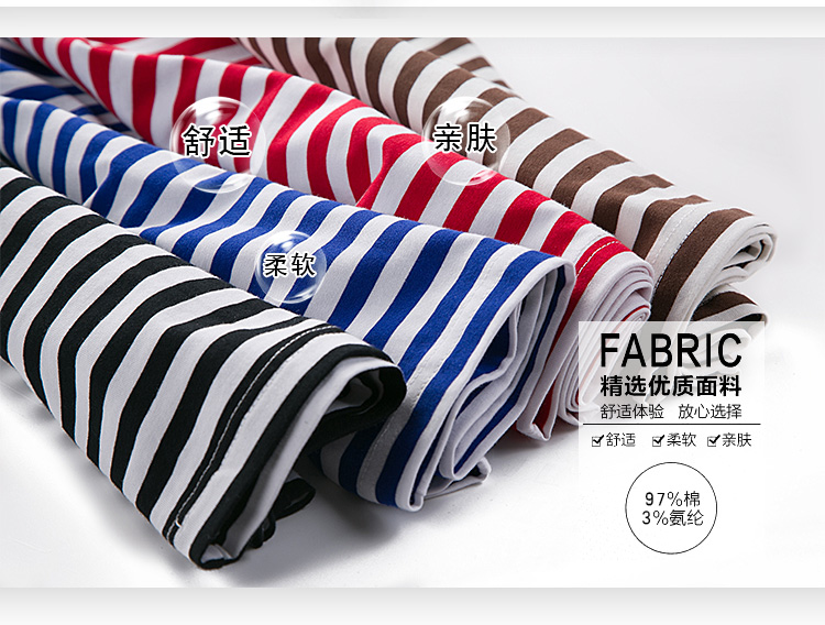 Biển linh hồn áo sơ mi nam ngắn tay t-shirt hải quân tùy chỉnh phong cách Slim cotton vòng cổ nửa tay áo màu xanh và trắng sọc những người yêu thích mùa hè đồ đôi nam nữ