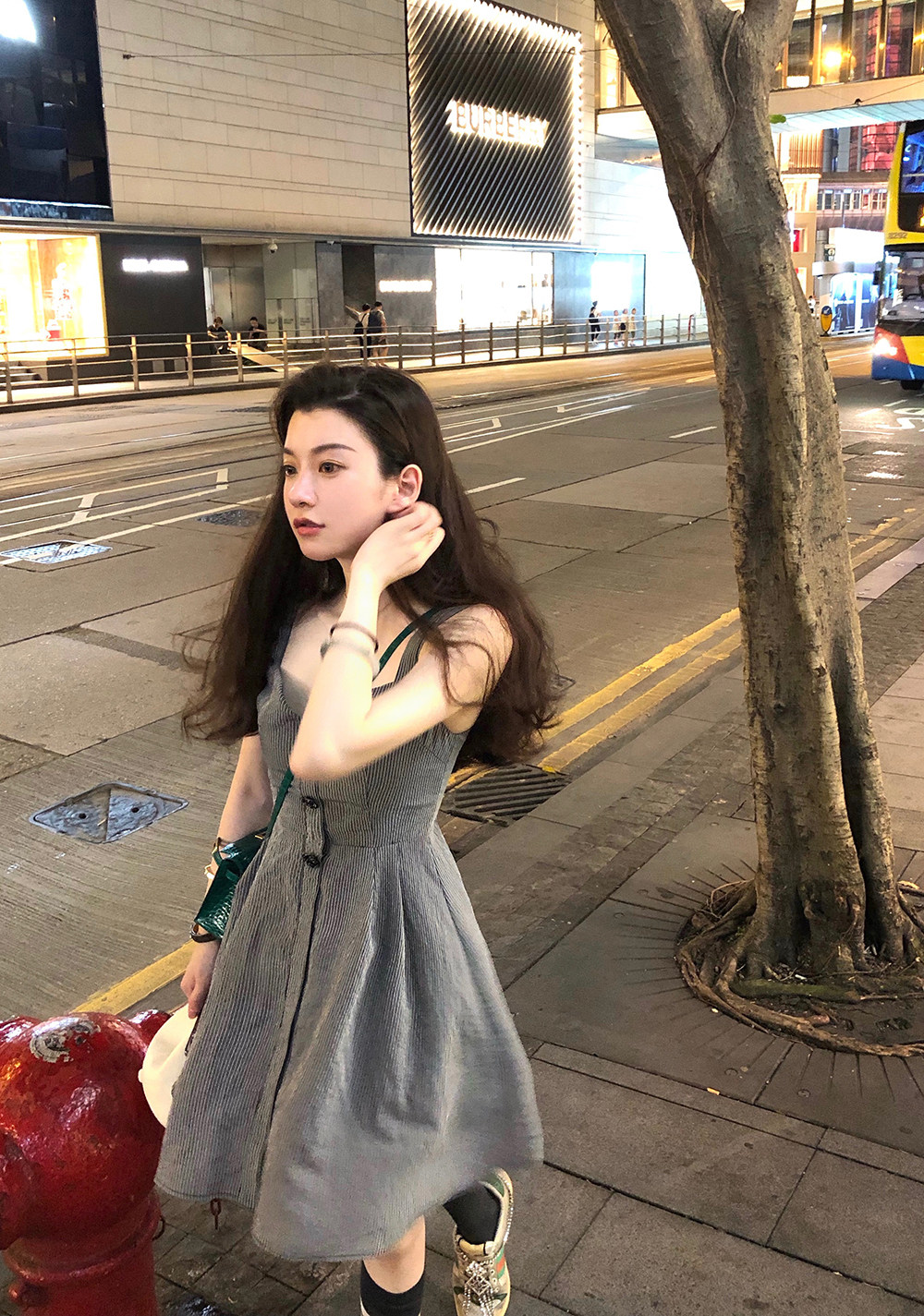 THE HANDLE Prussian rich suspender sleeveless a-line floral short dress waist thin temperament