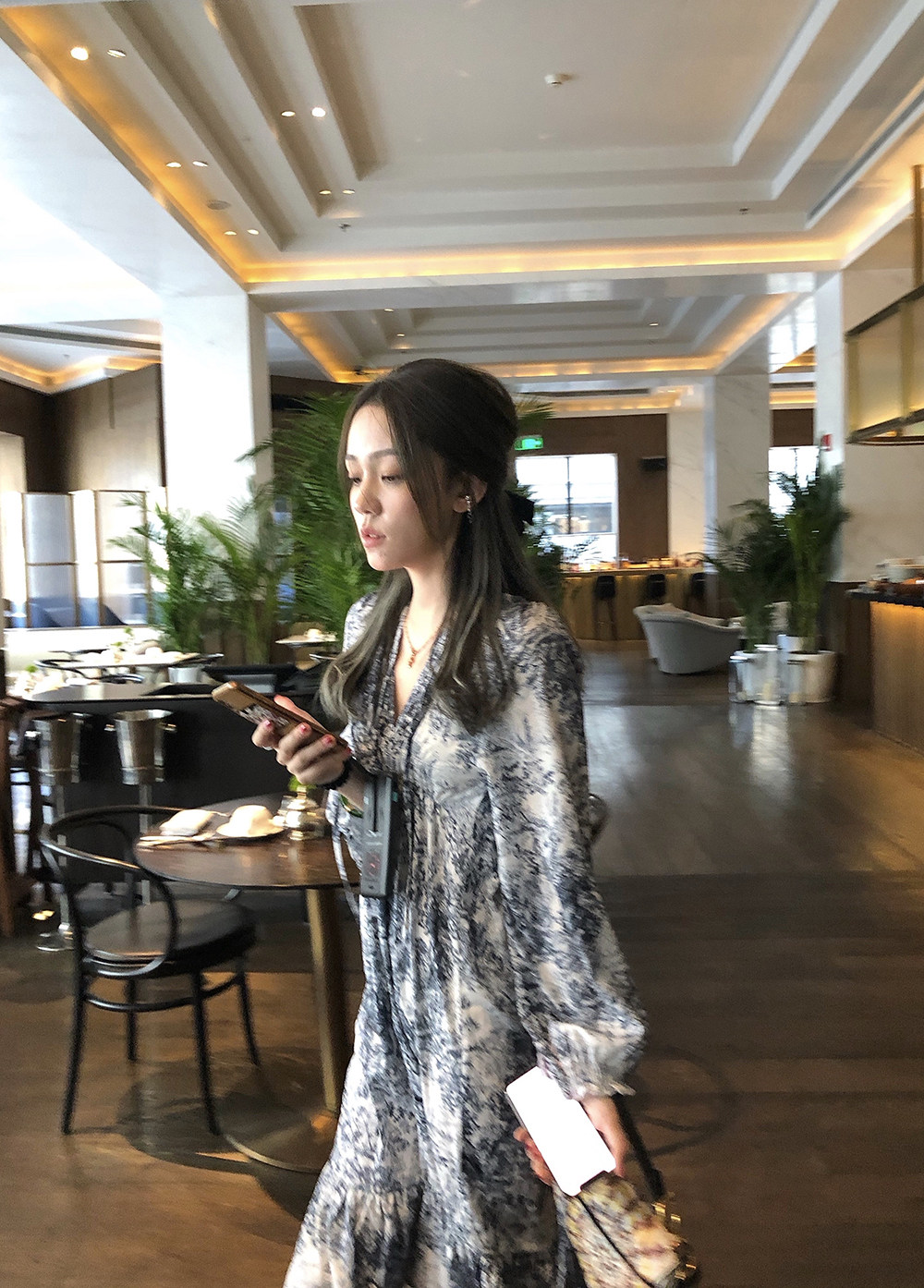 THE HANDLE exhibition skirt slim temperament dress women's autumn and winter design niche mid-length skirt