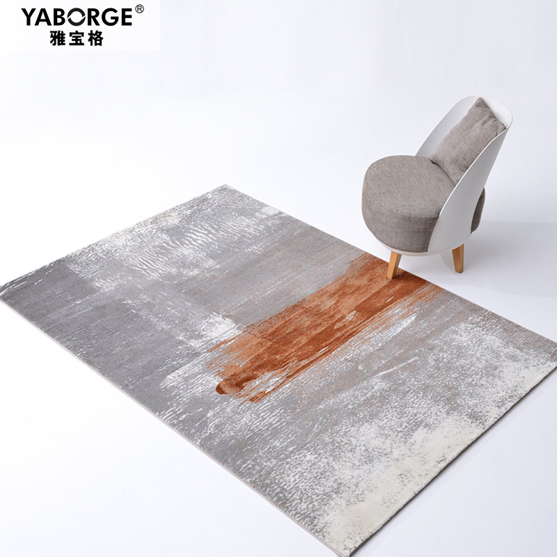 Light Extravagant Modern Minimalist Living-room Carpet Sofa Tea Table Blanket Bedroom Full Bunk Bed Edge Blanket Nordic Orange Home Advanced