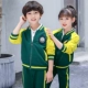 Quần áo mẫu giáo mới 2018 mùa xuân và mùa thu set đồng phục học sinh lớp thể thao xanh Giáo viên đại học Hàn Quốc tùy chỉnh
