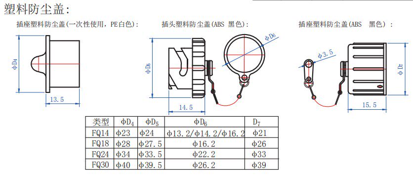 防水密封航空插头FQ14-2T 3T 4T 5T 6T 7T 8T 9TK ZJ TJ ZK连接器-淘宝网