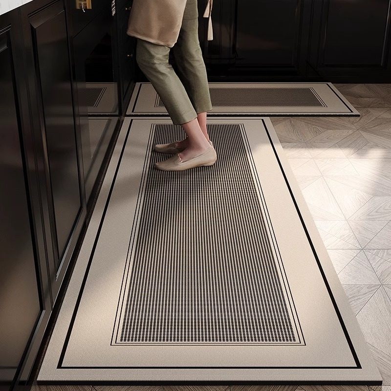 Kitchen non-slip and anti-oil floor mats for home use diatom mud carpet