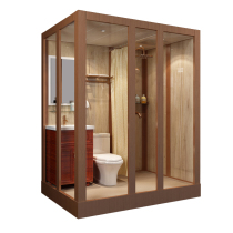 Japanese-style whole bathroom One-piece simple shower room Rural bath room Household assembled bathroom bathroom toilet