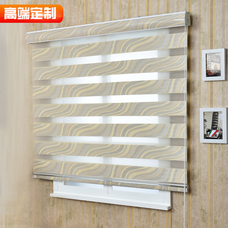 Blinds shading Lifting roller blinds shading free hole installation velcro Kitchen bathroom Bedroom blocking curtains