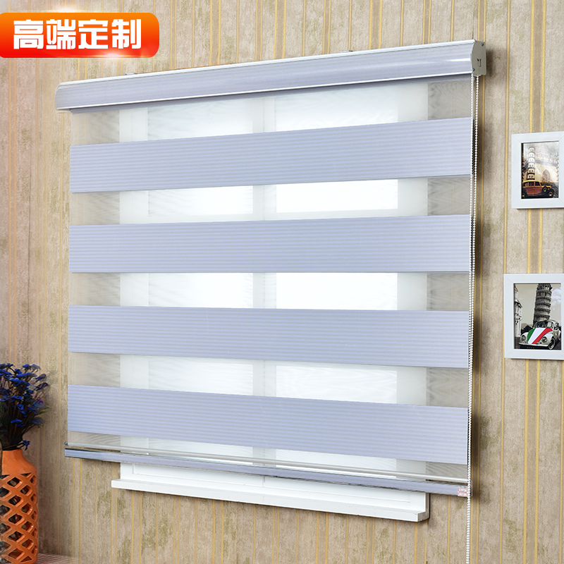 Soft yarn curtain Roller shutter hole-free installation Office Bedroom Study Full shading Bathroom powder room Waterproof shutters