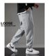 Men's Premium Sports Pants, New Spring/Summer Casual Slim-Fit Cropped Pants, Loose Sweatpants, Fleece-Lined Long Pants for Autumn/Winter