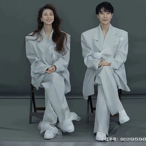 Модный трендовый комплект для влюбленных с бантиком, популярно в интернете, изысканный стиль