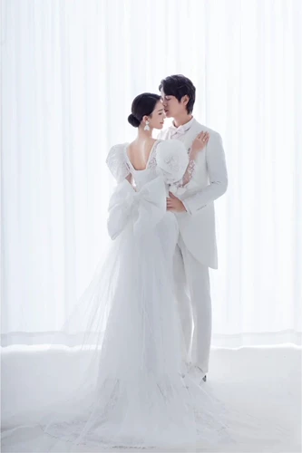 Длинный костюм, ретро свадебное платье, средней длины