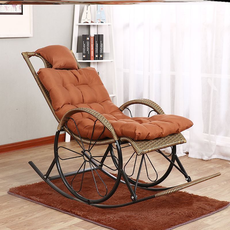 Balcony 2020 New Seniors Lunch Break Chair Rocking Chair Home Sloth Living Room Casual Chair Summer Old Chair Rocking