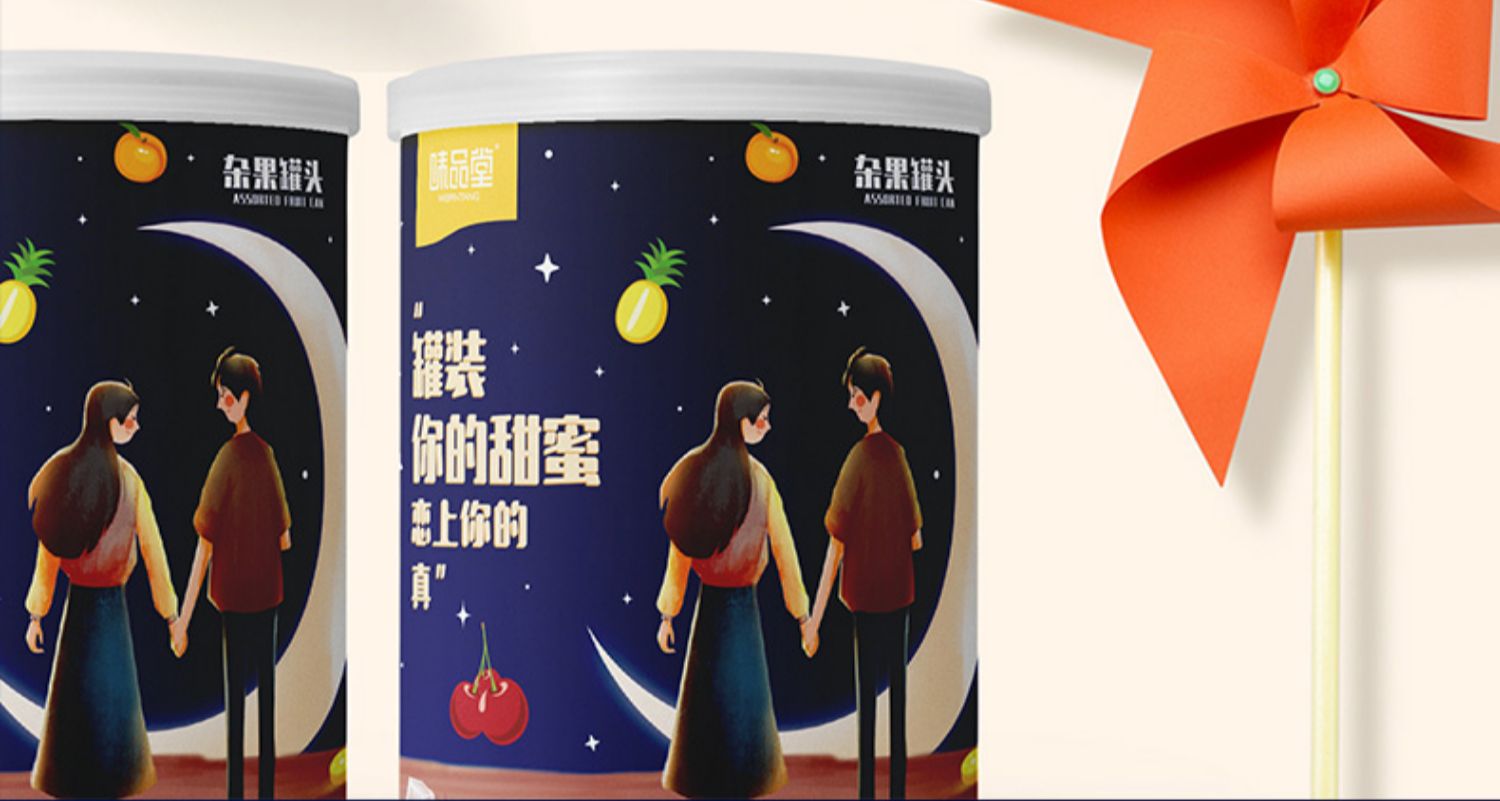 味品堂新鲜杂果罐头425g*6罐