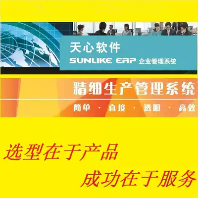 Tianxin Sunlike ERP PLM implementation maintenance auxiliary development service support operation video tutorial
