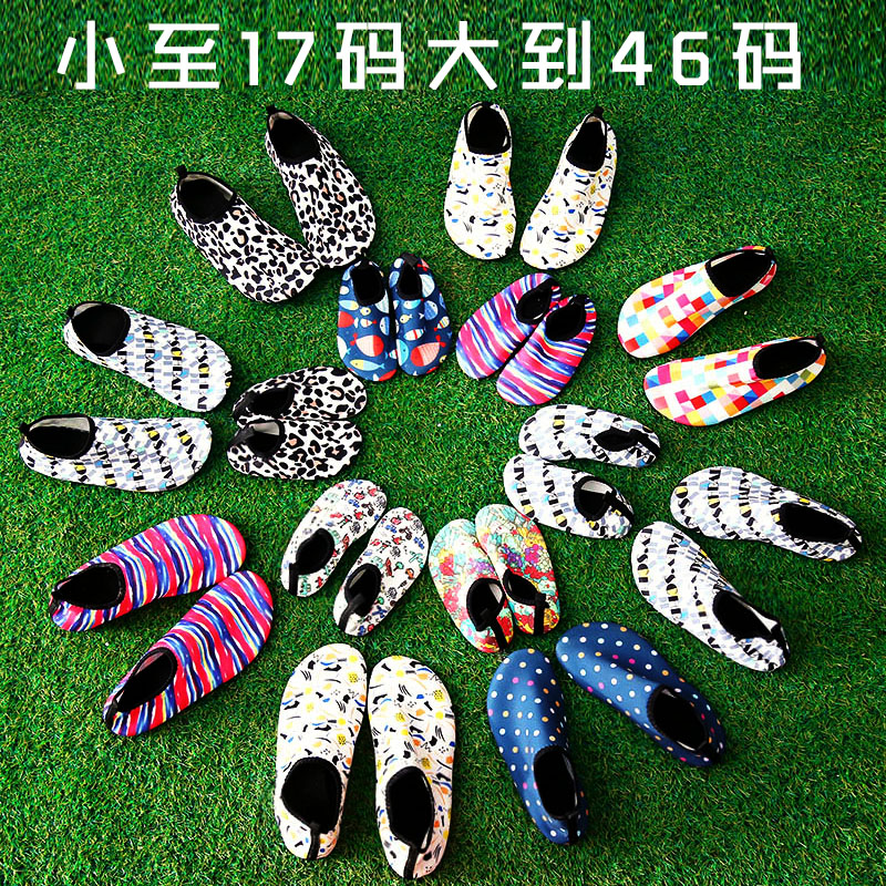 Ink beach shoes kindergarten early education shoes men and women baby shoes parent-child swimming shoes bathroom sandals non-slip fitness shoes