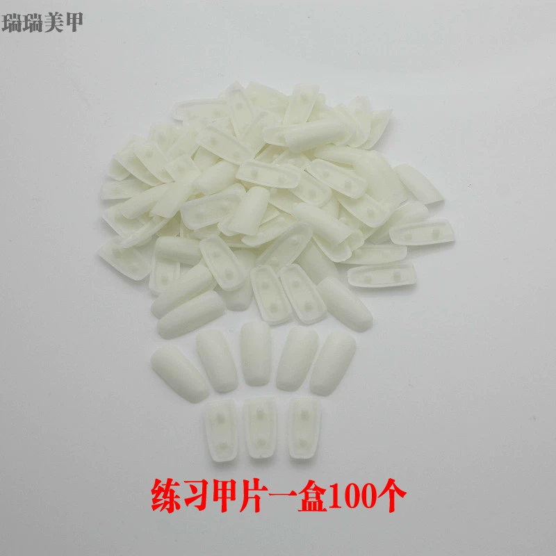 Dụng cụ làm móng Hoa sen Khối thực hành Một miếng nhựa tròn cơ sở Nail Ba Lan Keo màu Thẻ màu Hiển thị màu máy mài móng