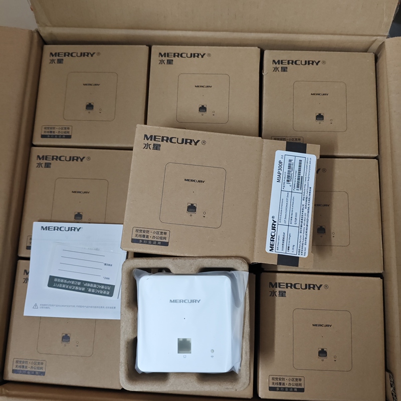 Mercury Miap300P Standard Poe Slim and Fat All-In-One 300m Single Ethernet Port Wireless 86 Panel Ap Mercury Miap300P Standard Poe Slim and Fat All-In-One 300m Single Ethernet Port Wireless 86 Panel Ap