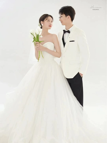 Ретро белое свадебное платье, 2022, французский стиль